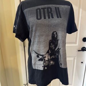 OBT unisex 2018‎ Concert Black Graphic T-Shirt JZ Beyoncé size medium